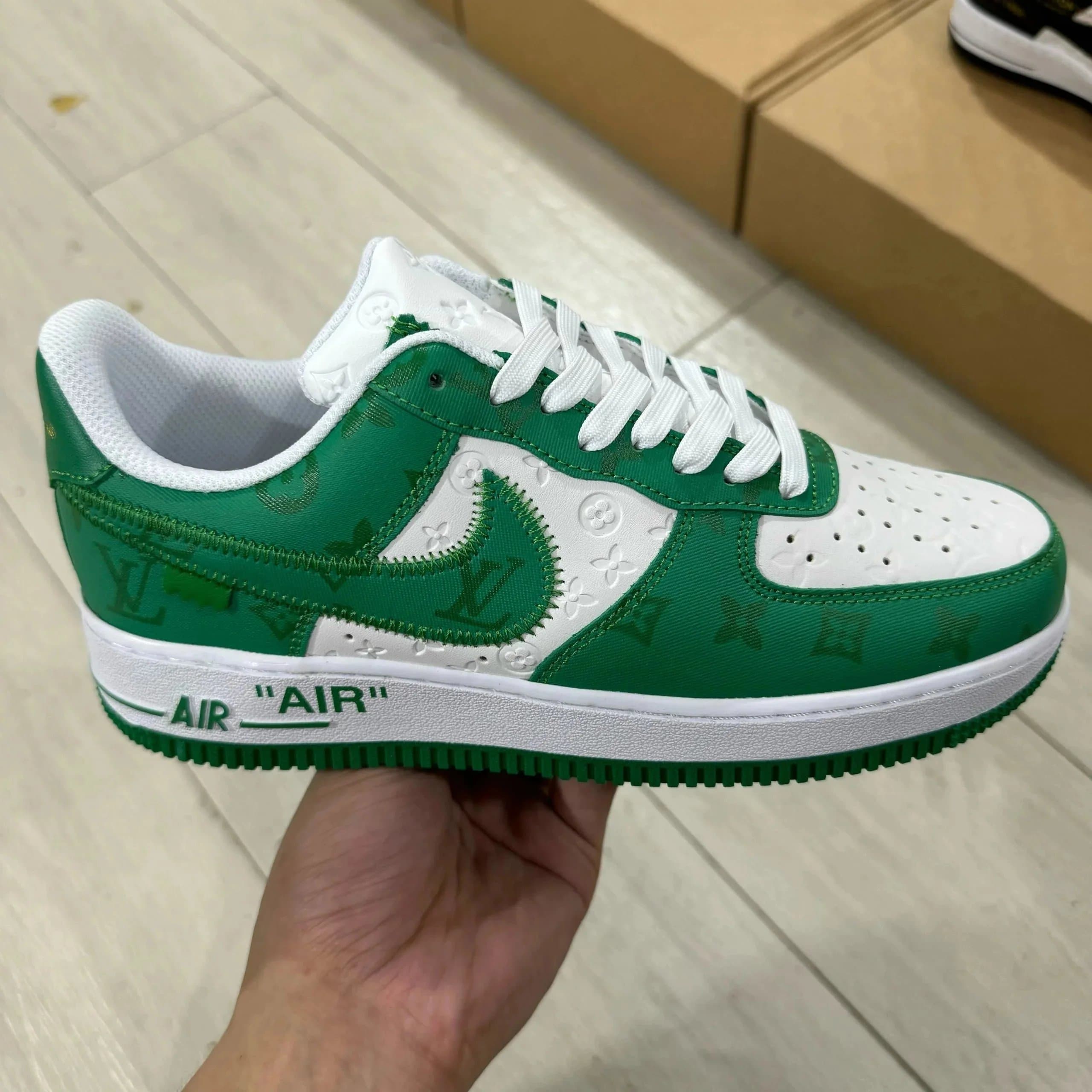 Nike × Louis Vuitton Air Force 1 Low LV Monogram Green