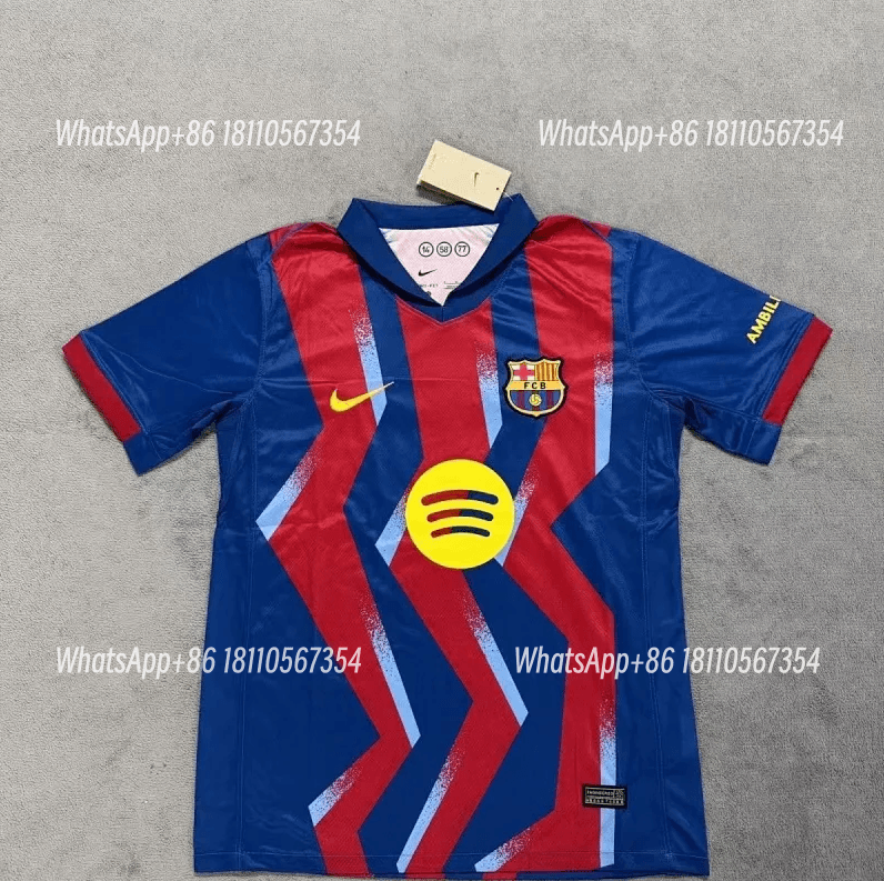 Nike × Jordan Barcelona Away Jersey Spotify x Kobe Patch — 26-27巴萨第三客场