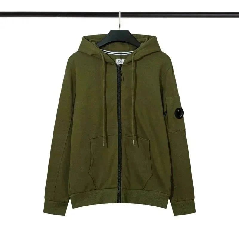 C.P. Company Zip-Up Hoodie Goggle Patch