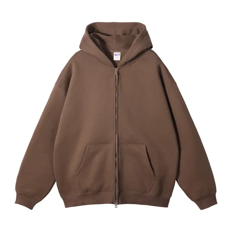 Zip-Up Hoodie Oversized