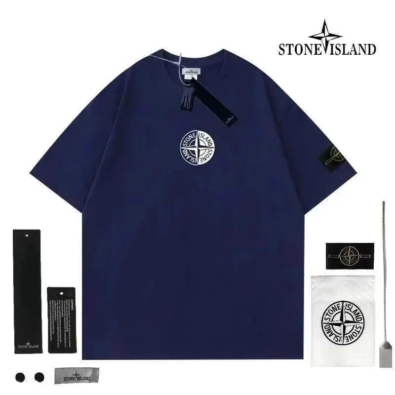 Stone Island Cotton T-Shirt Compass Patch — STD-18