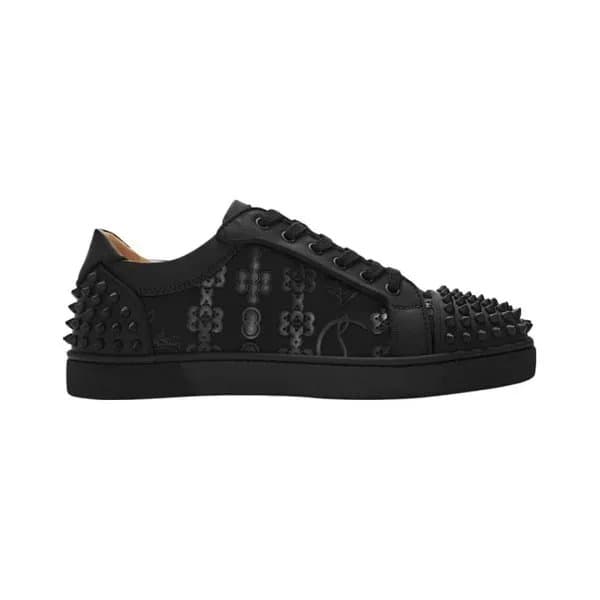 Christian Louboutin High-Top Sneaker All Black — 17