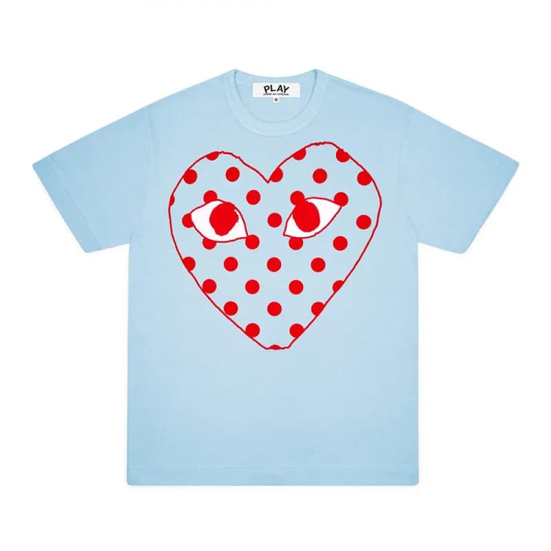 Comme des Garçons Heart T-Shirt Polka Dot Heart