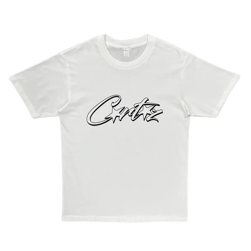 Graphic Tee Corteiz Script Logo