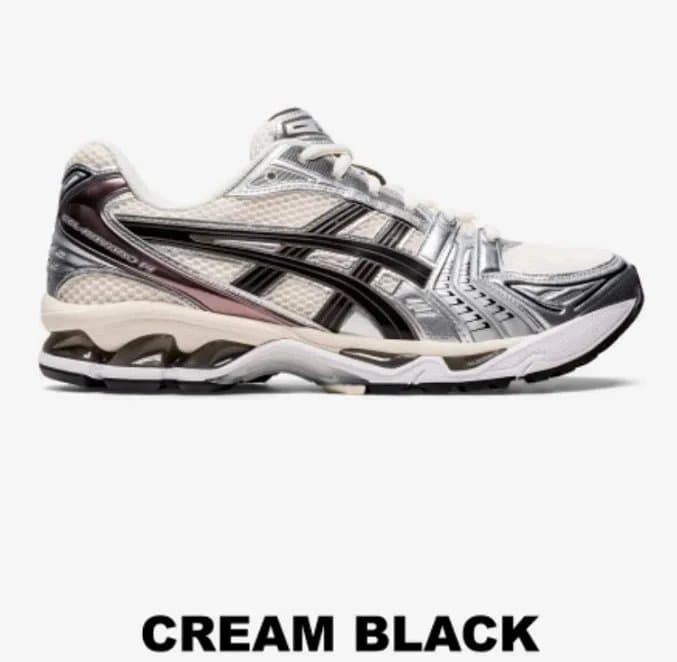 Asics Gel-Kayano 14 Cream Black