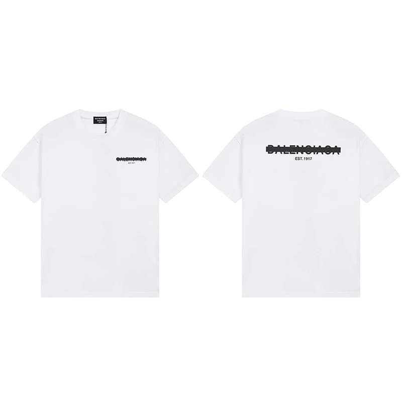 Balenciaga Logo T-Shirt Black Logo Print
