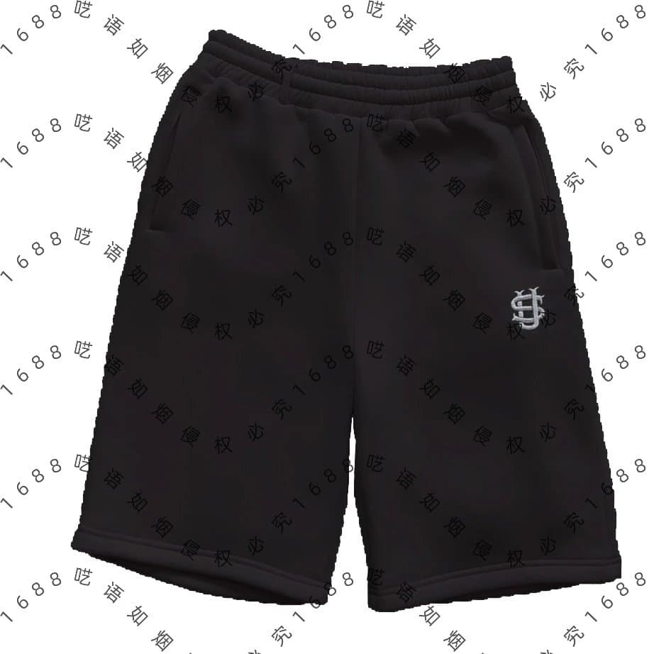 Supreme Zip-Cuff Jeans Black — 大logo黑色短裤
