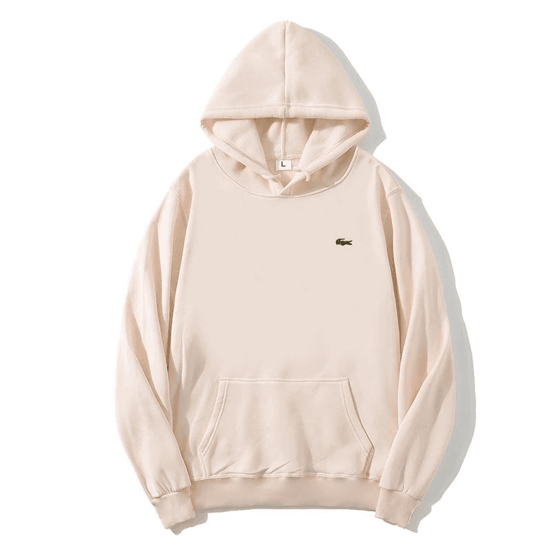 Lacoste Zip-Up Hoodie Solid Pink — 26