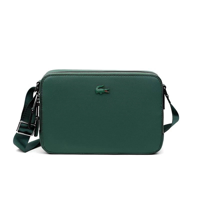 Lacoste Mini Camera Bag Classic Croc Logo — 绿色