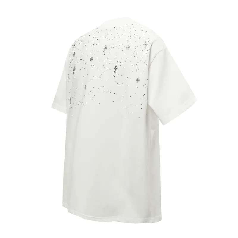 Graphic Tee Chrome Hearts Lips & Skull — 白色2022
