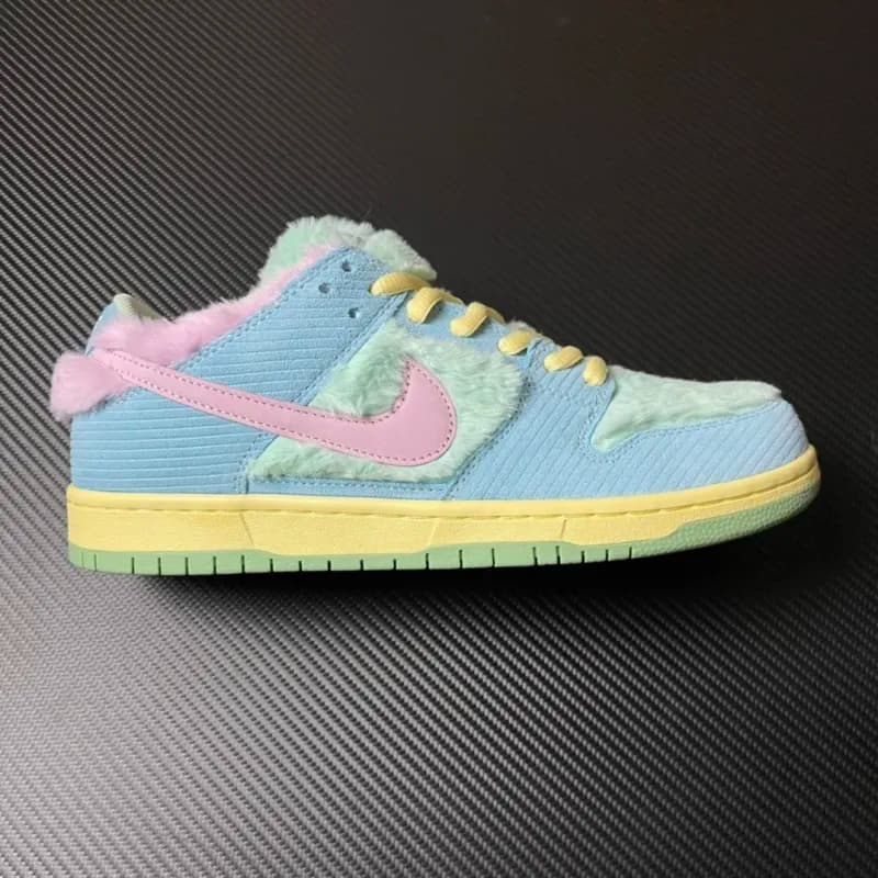 Nike Dunk Low Multi-Color Patchwork — DUNK 绒毛 FN6040-400