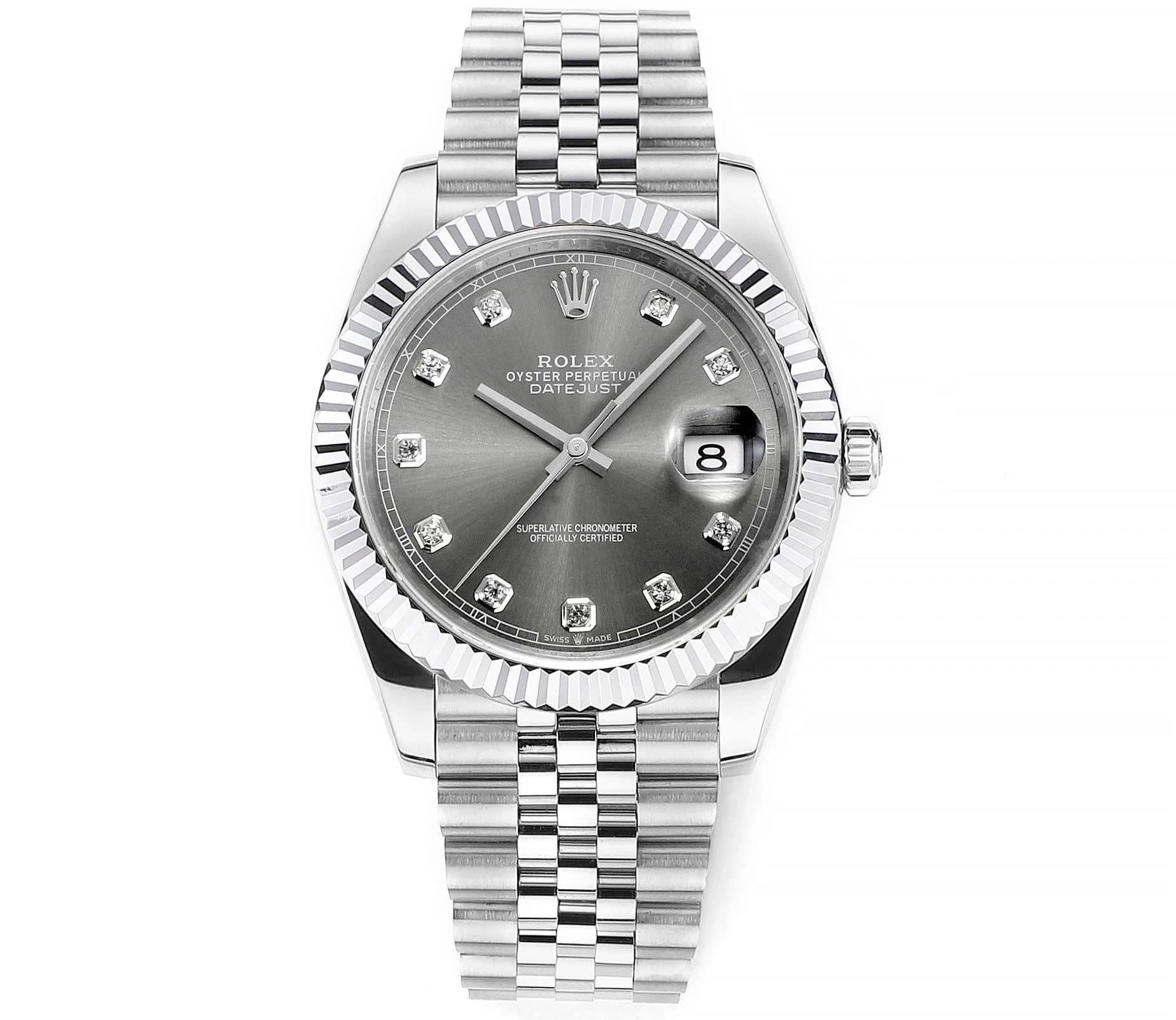 Rolex Oyster Perpetual Datejust Diamond Hour Markers