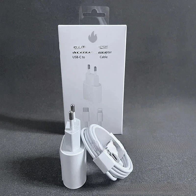 Apple USB-C Power Adapter 20W — 20W欧规头+1.5米线（套盒装）