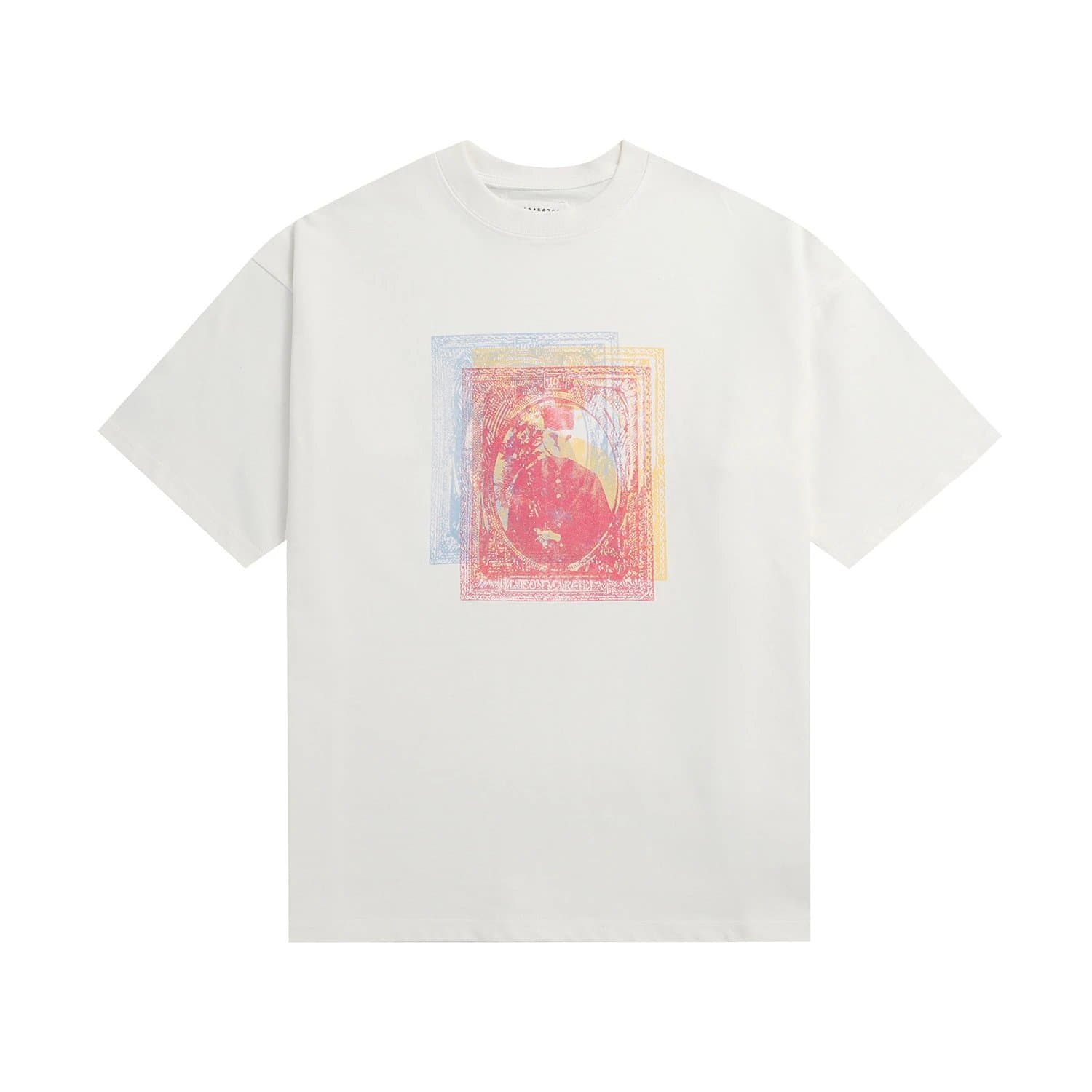Maison Margiela Numbered Neck Tee White Numerals — D623白色