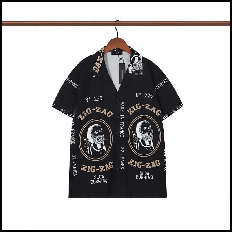 Logo Print Shirt All-Over AMIRI Logo — 9071 黑色