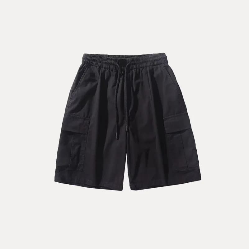 Cargo Shorts Elastic Waist