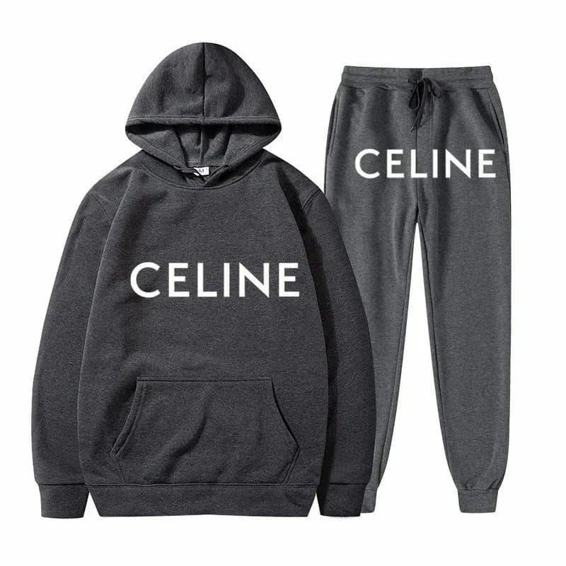 Celine Logo Joggers White Logo — 4