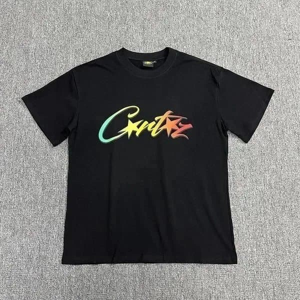 Corteiz T-Shirt Rainbow Script Logo