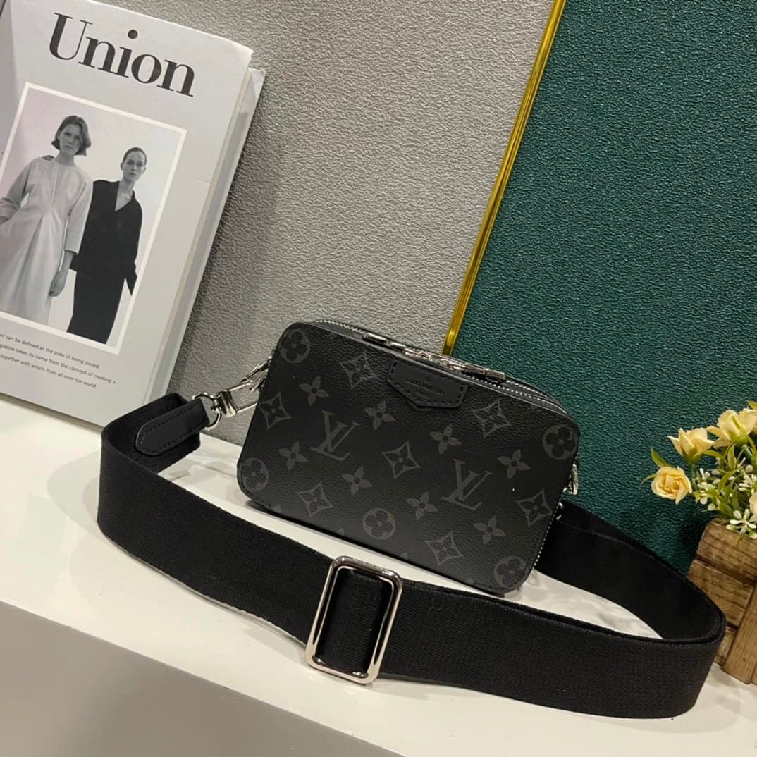 Louis Vuitton Monogram Canvas Set White with Grey Print — 18.5 x 11.0 x 6.5 CM · 10