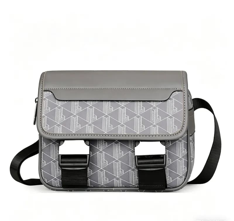 Balenciaga City Messenger Bag Geometric Print