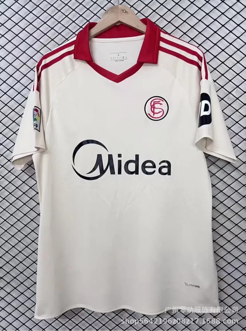 Off-White Soccer Jersey Midea Sponsor