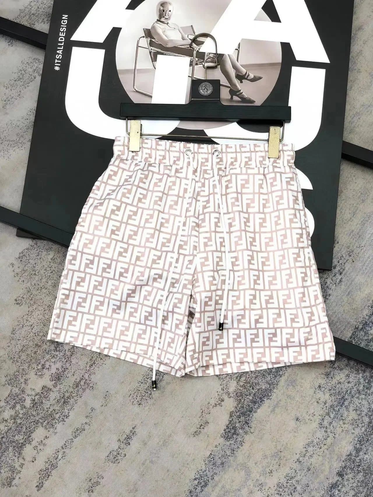 Fendi FF Logo Shorts Monogram Print — 12