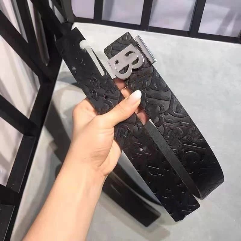Balenciaga Logo Belt Embossed Monogram