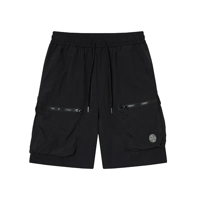 Stone Island Cargo Joggers Olive Grey — 18黑色速干短裤