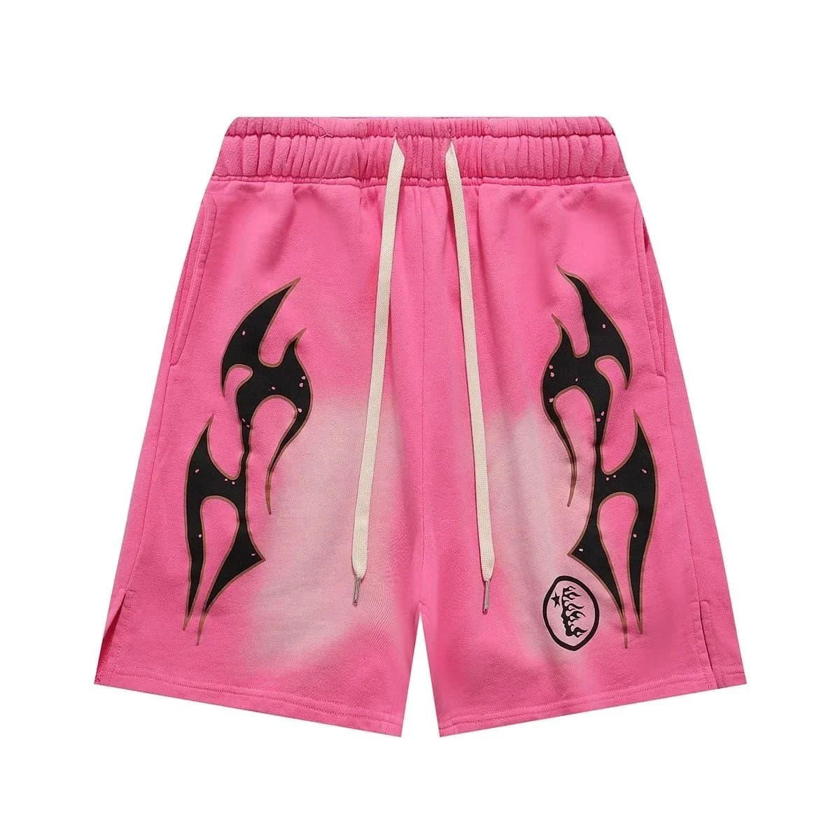 Hellstar Glossy Track Shorts Star Logo — 02