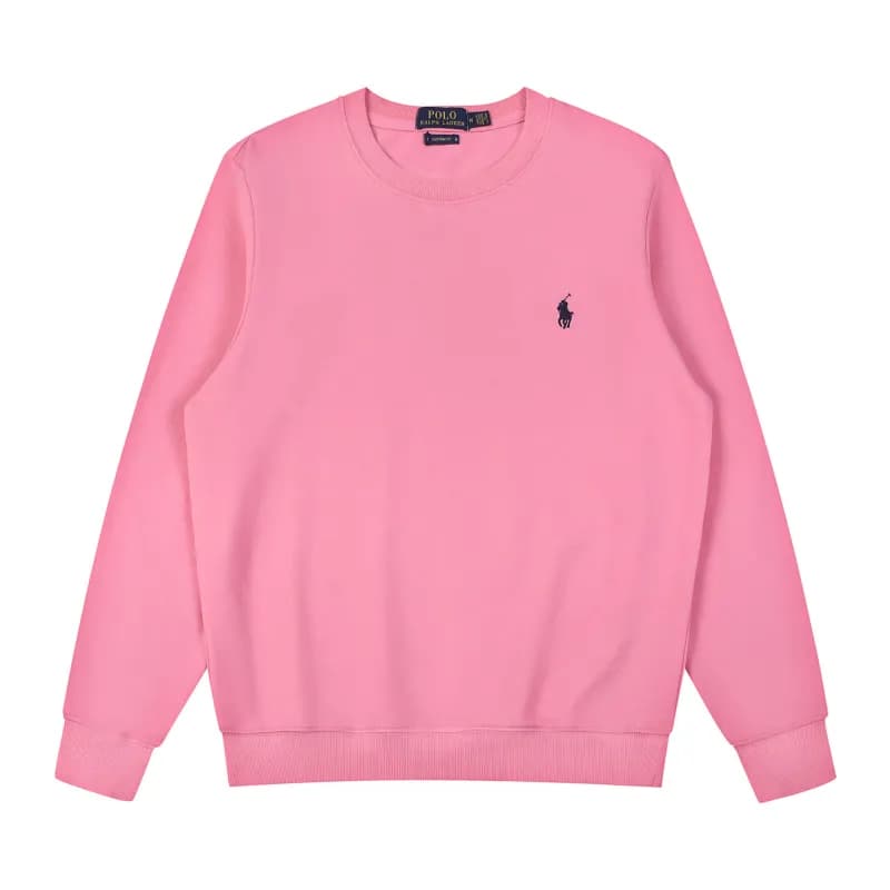 Polo Ralph Lauren Crewneck Sweatshirt Classic Fit — 棉-粉色黑标