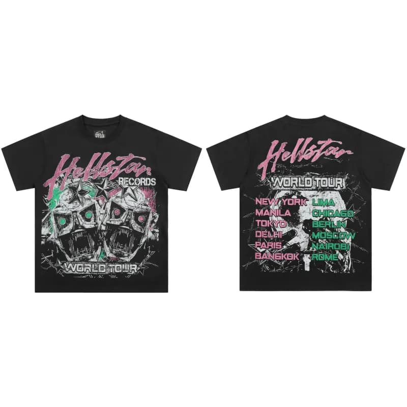 Hellstar Ribcage Tee Skeleton Print — SS1111