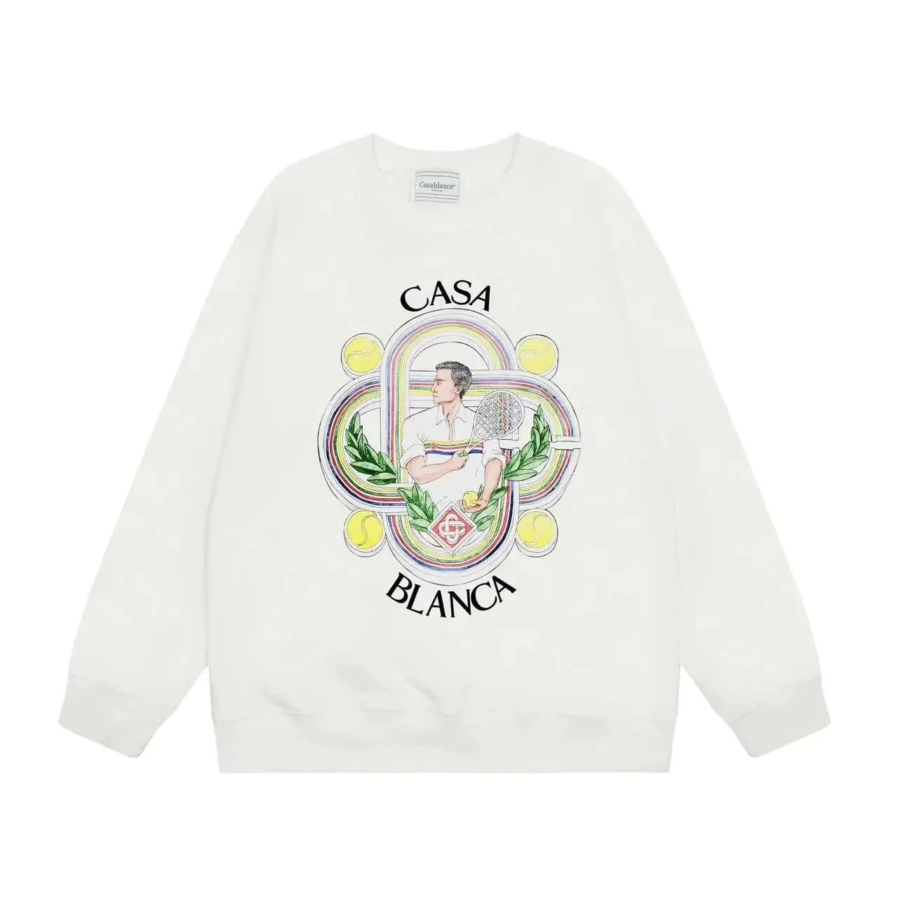 Casablanca Casa Blanca Sweatshirt Tennis Graphic
