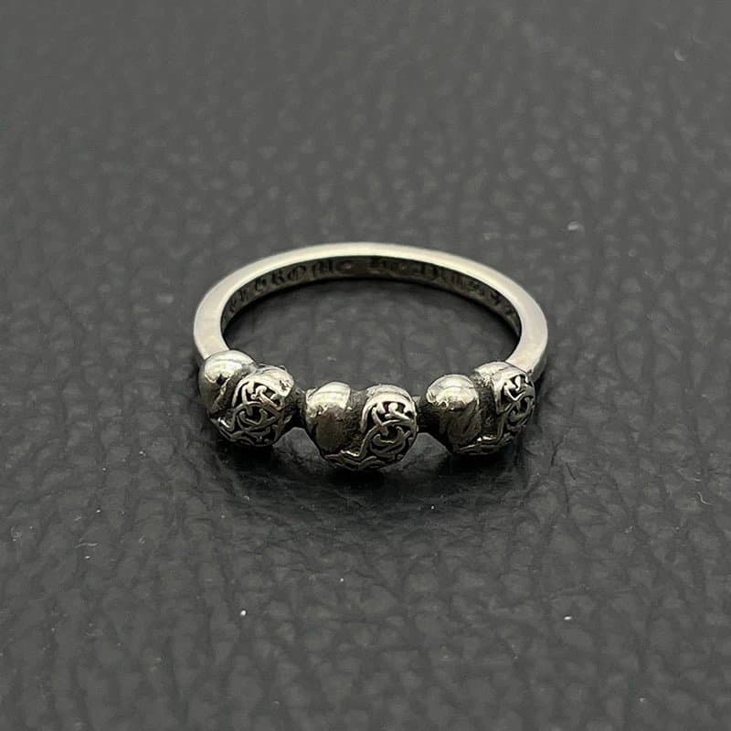 Chrome Hearts Cross Ring Triple Cross — CJ030