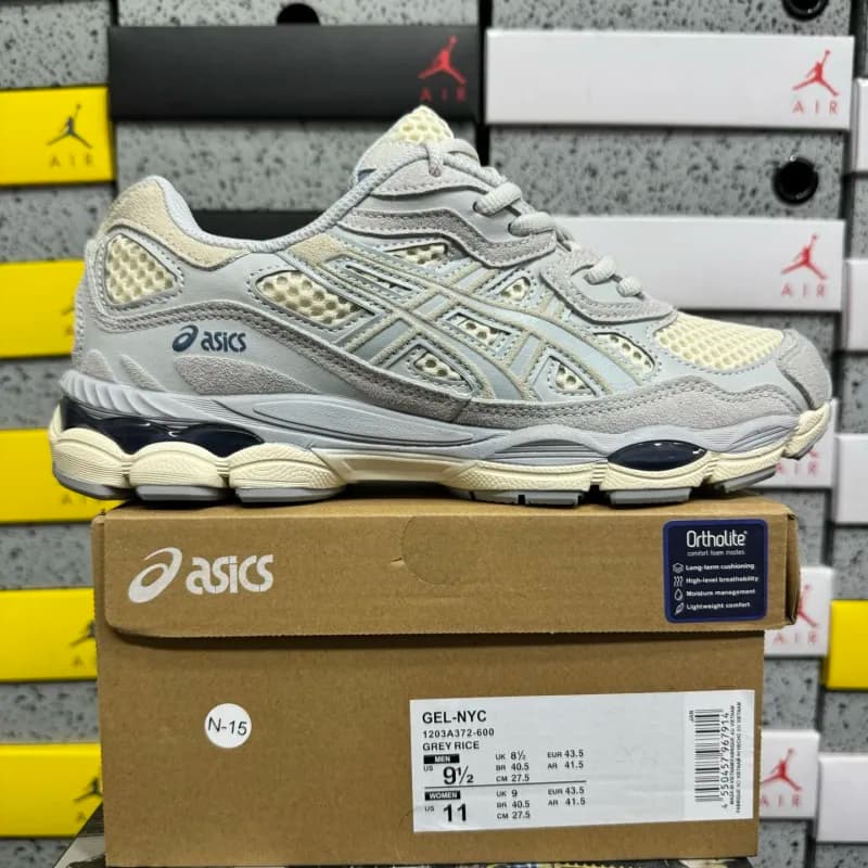 Asics GEL-NYC White Grey — 1203A372-600 灰