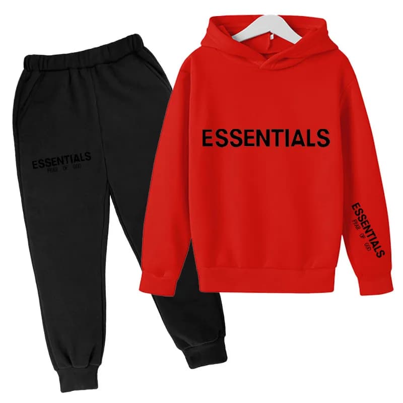 Fear of God Essentials Hoodie and Joggers Set Essentials Logo
