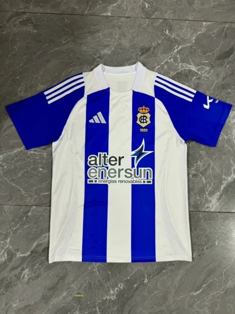 Adidas Real Club de España Home Jersey Alter Enersun Sponsor