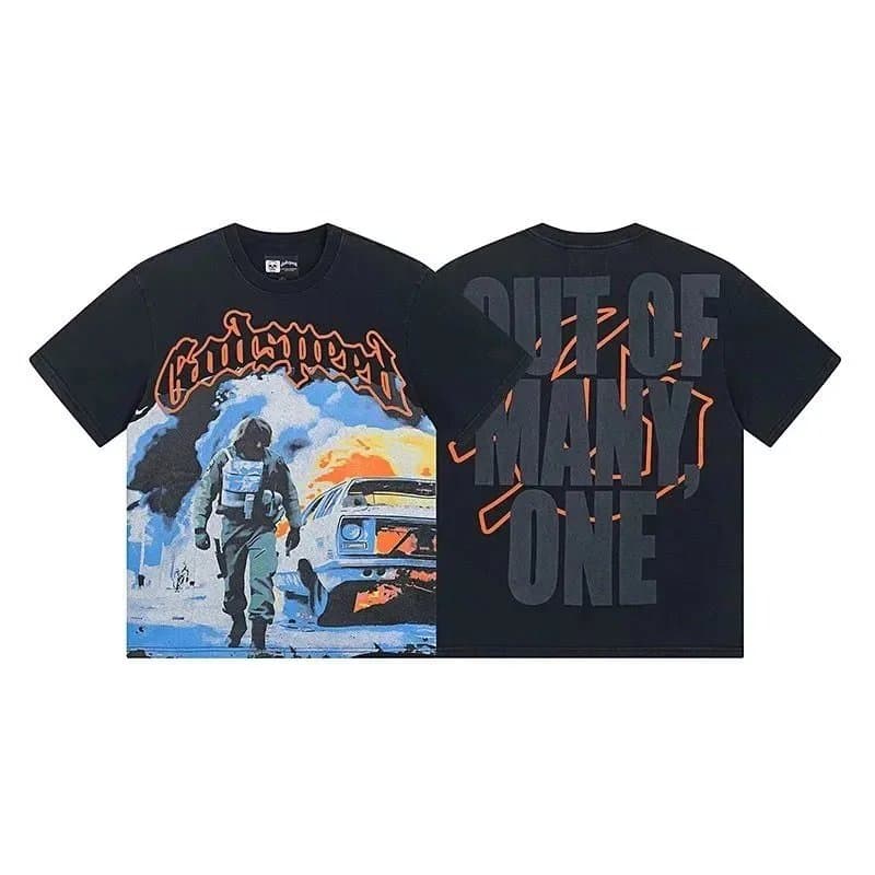 Godspeed Graphic Tee Skeleton Pitcher — 7