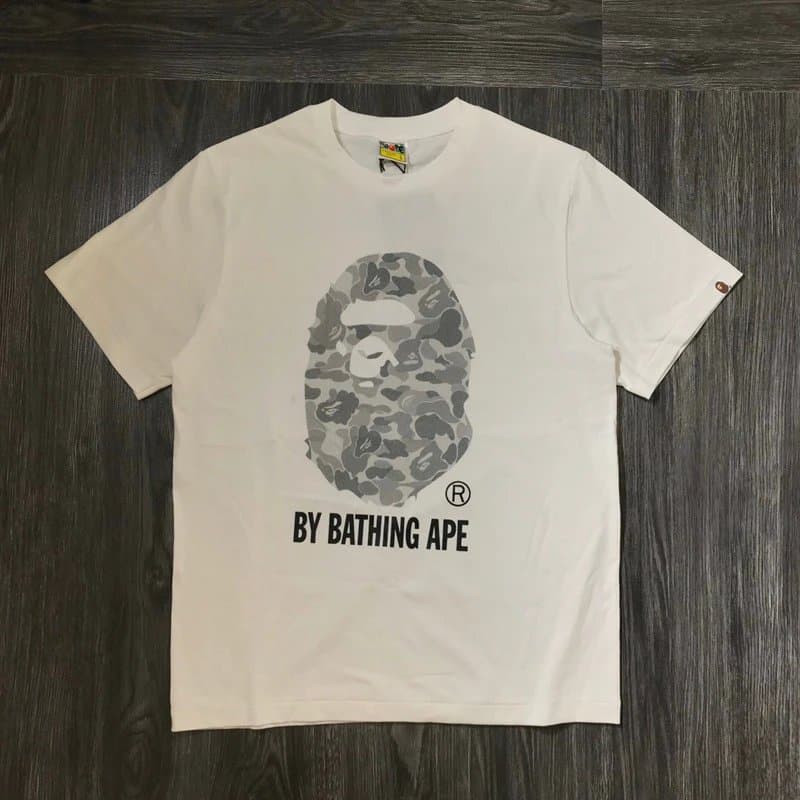 BAPE Graphic Tee A Bathing Ape Logo — 047白色
