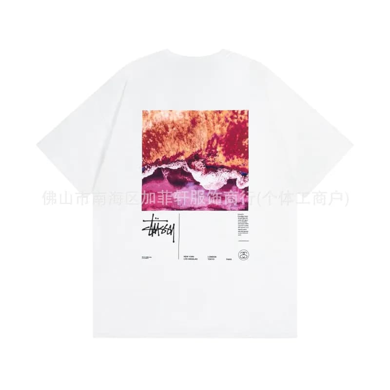Stüssy Graphic Tee Ocean Print