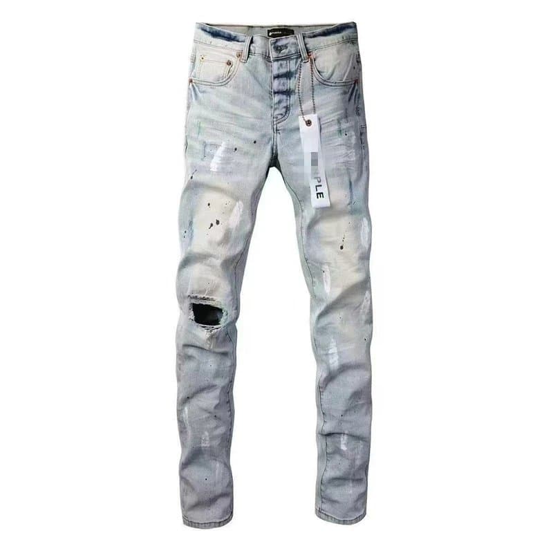 Diesel Distressed Slim Fit Jeans Paint-Splatter Ripped
