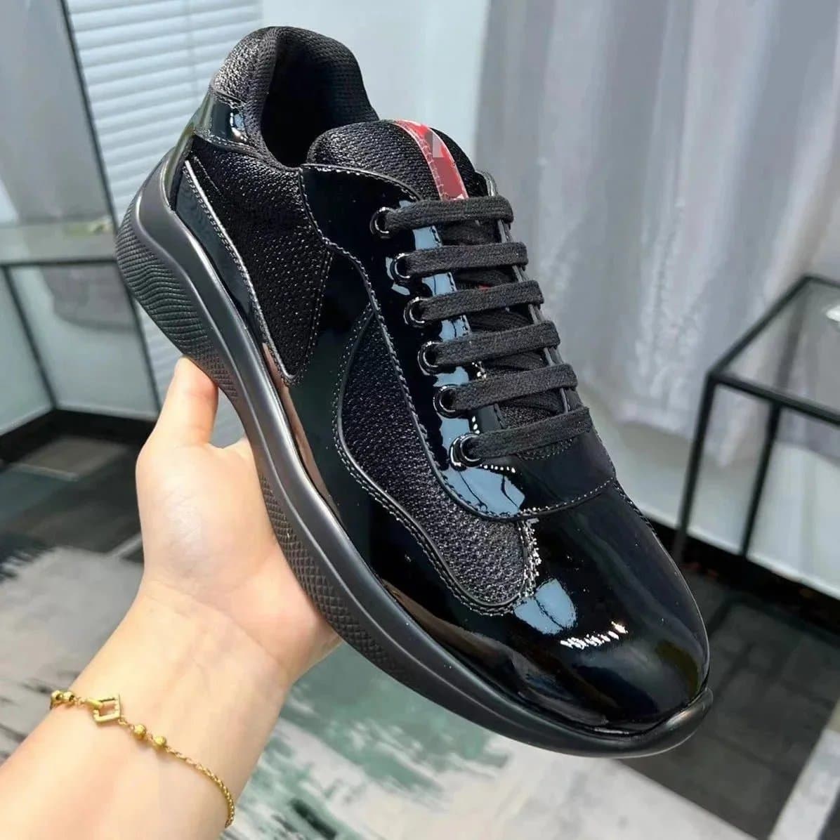 Prada Cloudbust Thunder Patent Leather