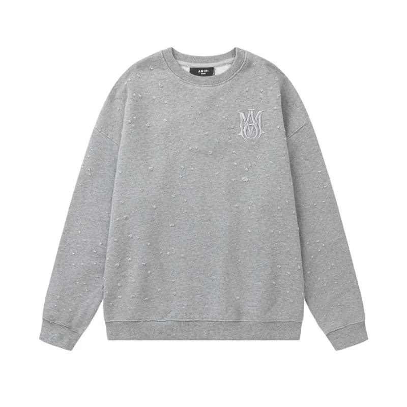 Amiri Crewneck Sweatshirt Embroidered Logo