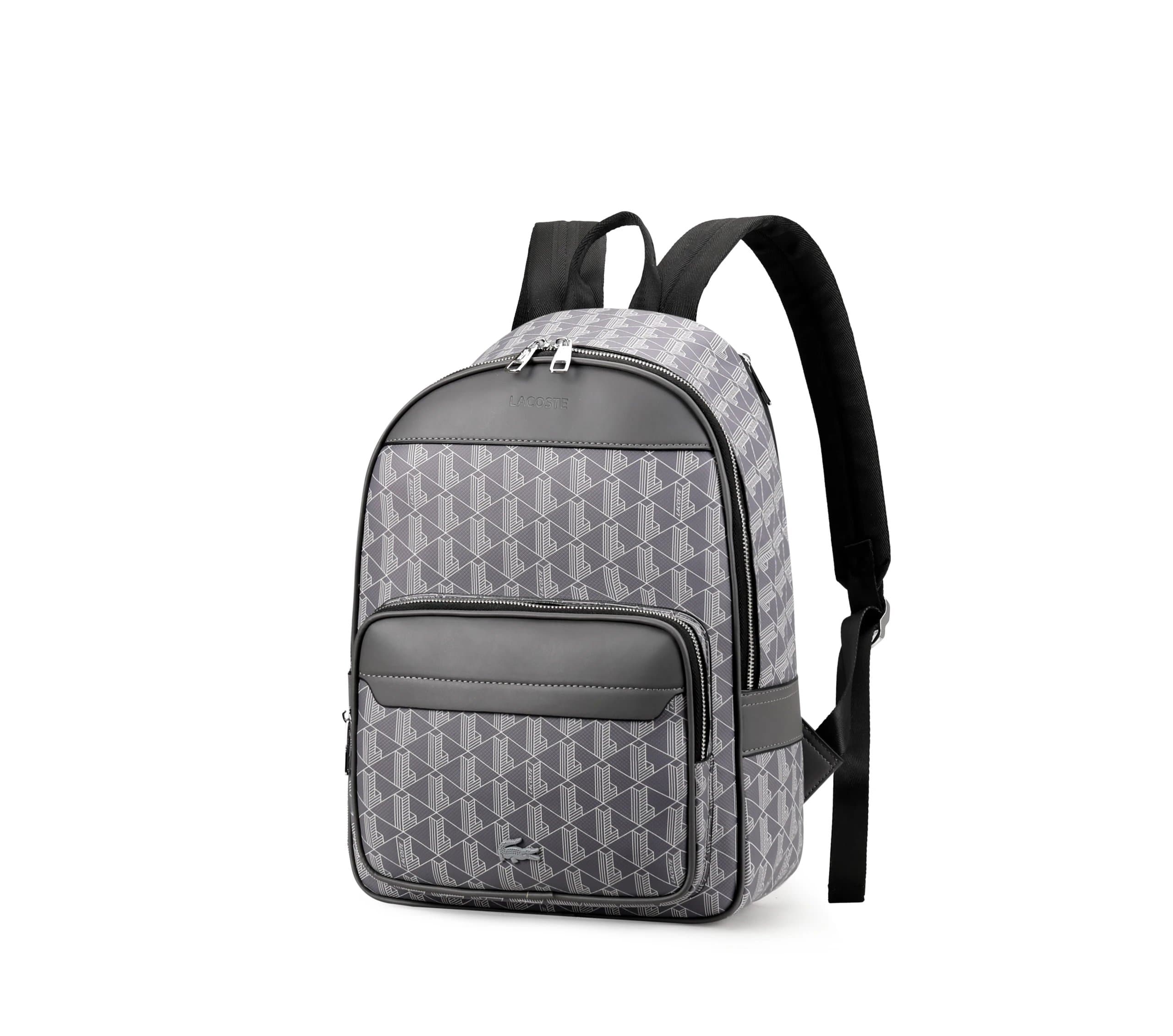 Lacoste Backpack Monogram Print
