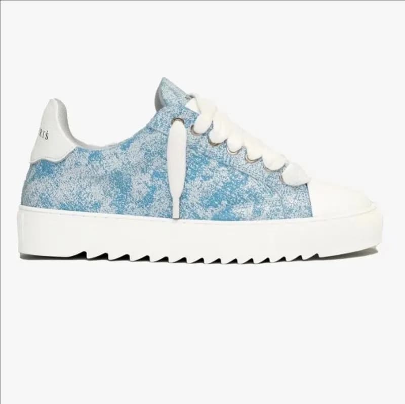 Off-White Low Top Sneaker Marbled Blue