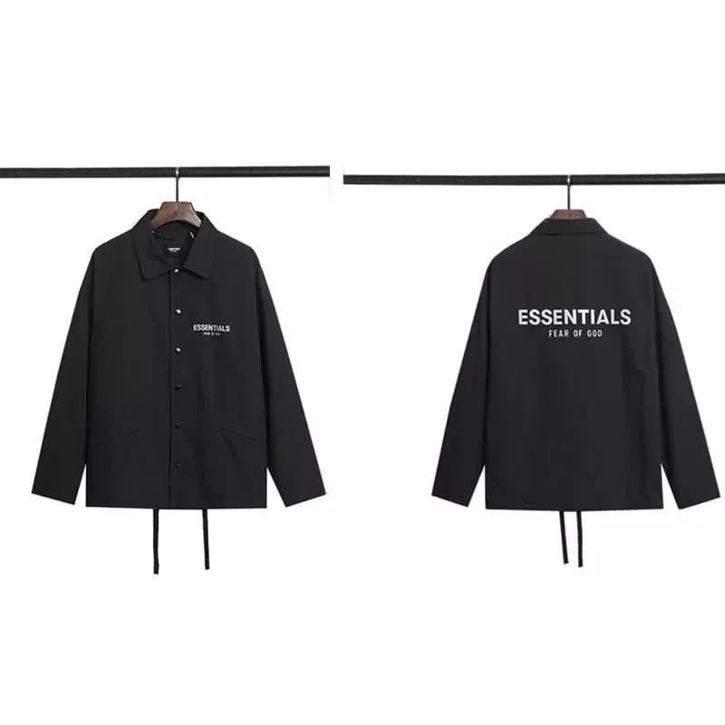 Fear of God Essentials Coach Jacket Essentials Logo