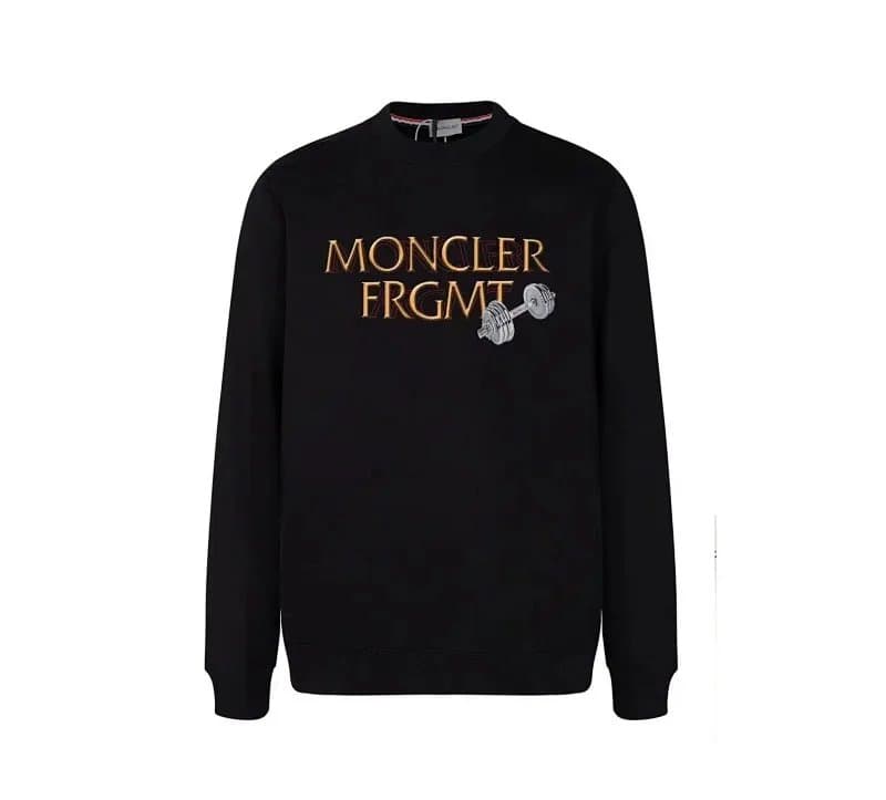 Moncler Crewneck Sweatshirt Logo Patch — 56