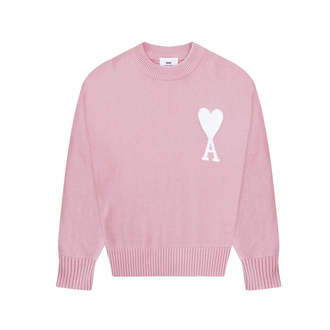 AMI Paris Knit Sweater Heart Logo