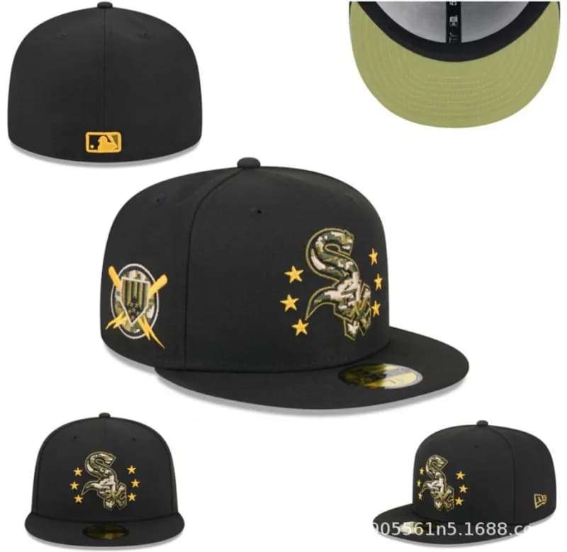 New Era × MLB 59FIFTY Fitted Cap LA Dodgers Black/White — 如图48