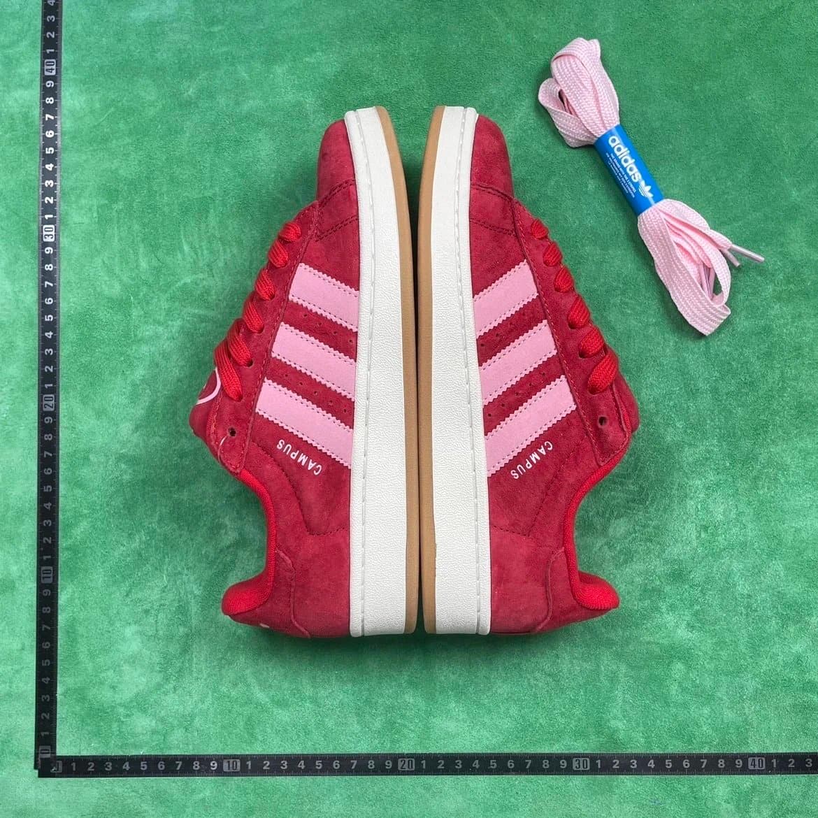 Adidas Campus Burgundy Suede — 14号红粉H03477