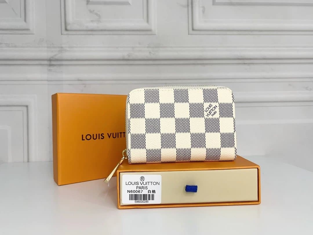 Louis Vuitton Zippy Coin Purse Damier Azur